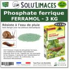 Anti-limaces et escargots, Ferramol Neudorff - 3 Cartons avec bec verseur de 1kg